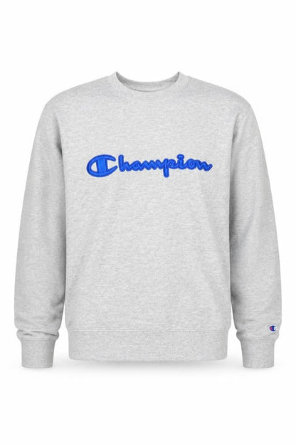 Mens UK Size L Champion Grey Pullover Sweatshirt