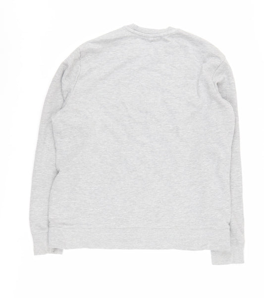 Mens UK Size L Champion Grey Pullover Sweatshirt