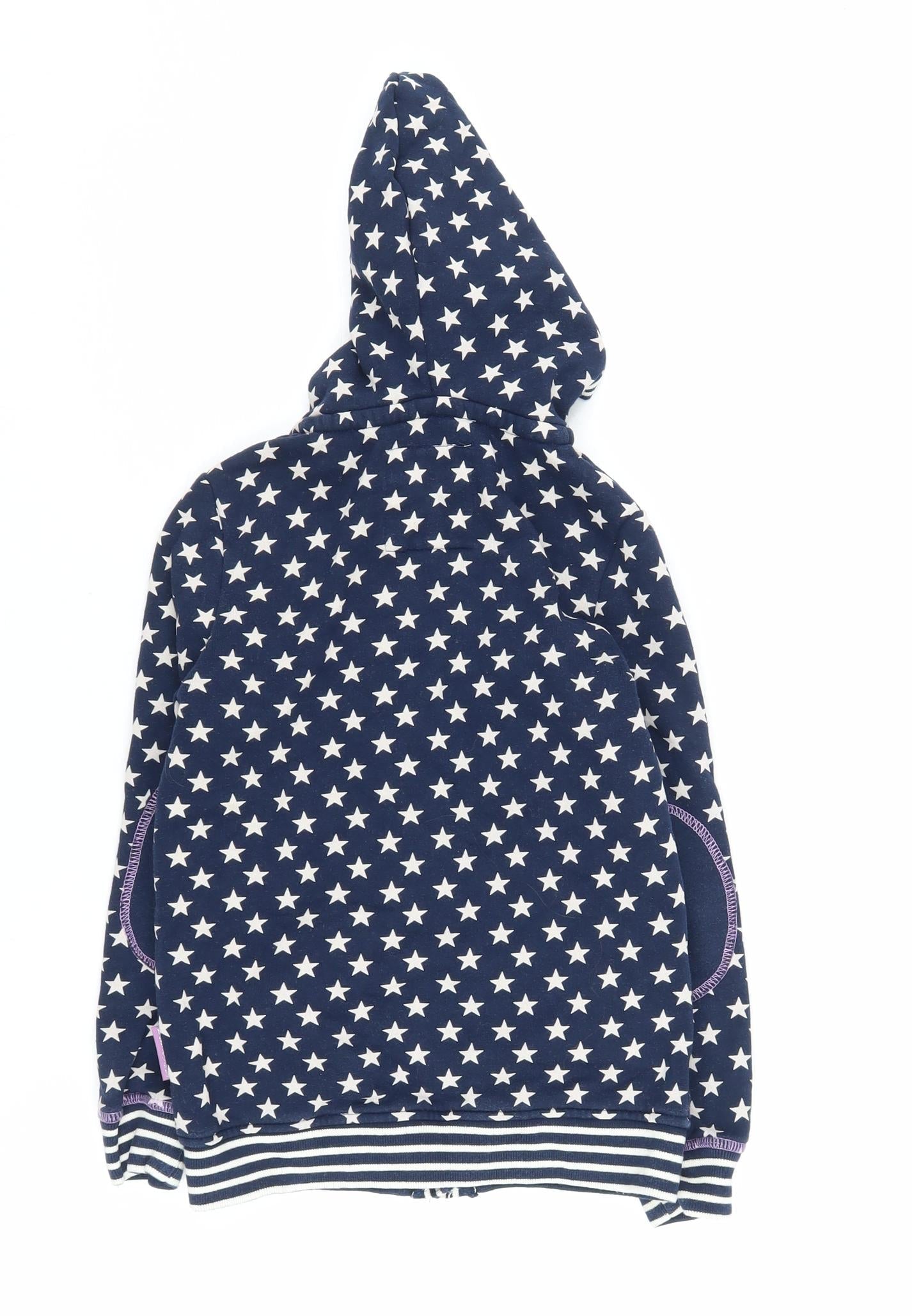 Horseware Girls' Blue Stars Hooded Cardigan 5-6 Years