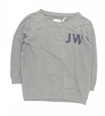 Womens UK Size 10 Jack Wills Grey Pullover Sweatshirt