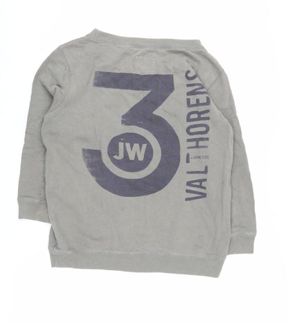 Womens UK Size 10 Jack Wills Grey Pullover Sweatshirt