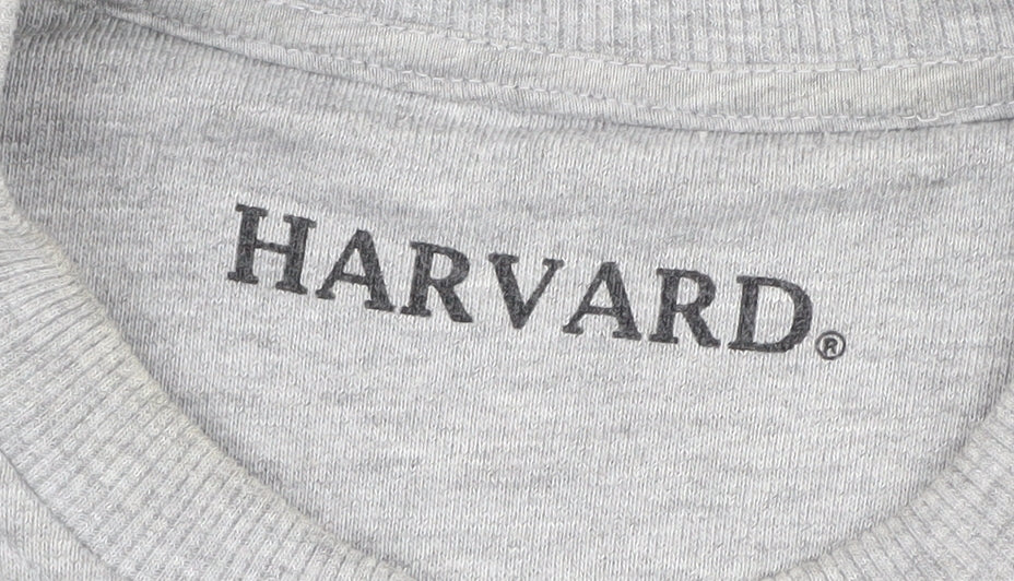Additional view of Very unisex adults grey harvard sweatshirt, m, pullover