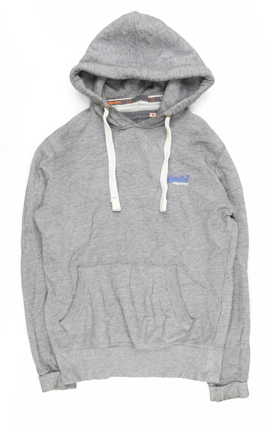 Superdry Men's Grey Hoodie S Pullover Fleece