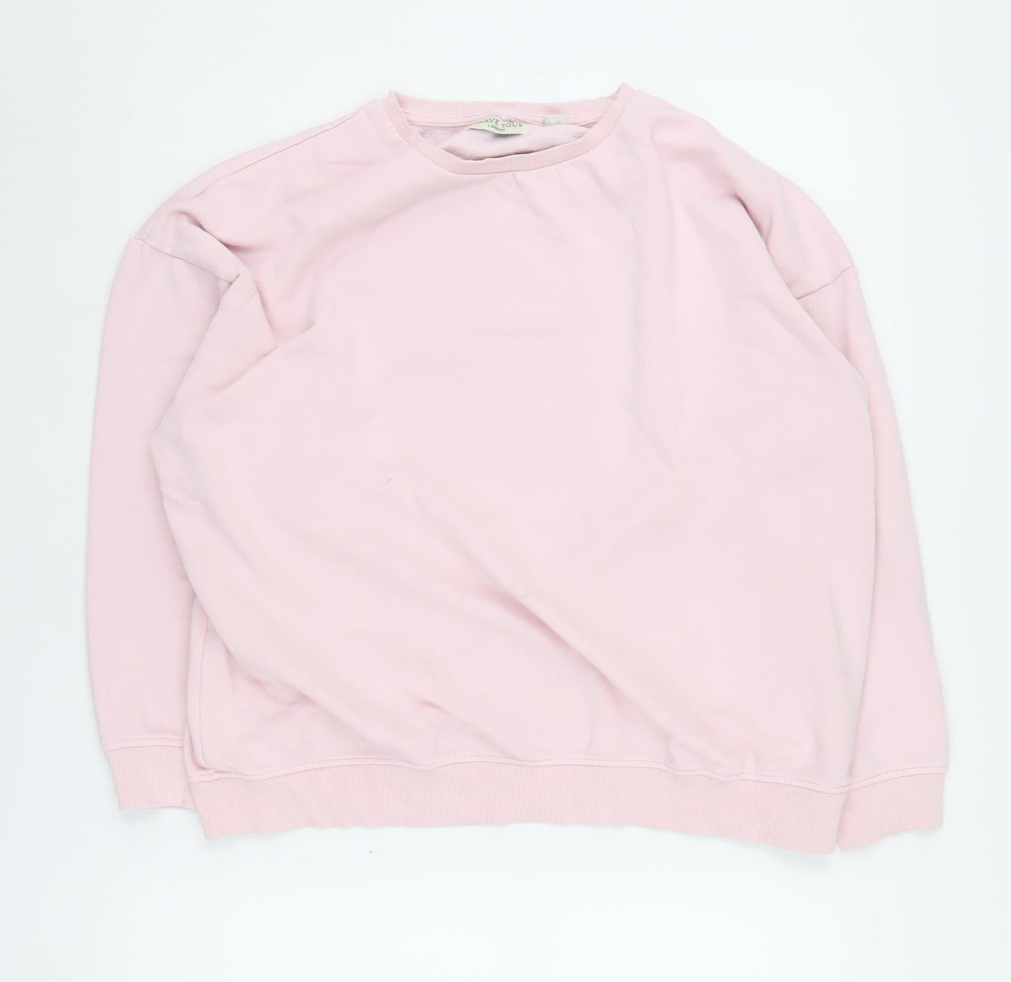 Brave Soul Women's Pink M Pullover Sweatshirt
