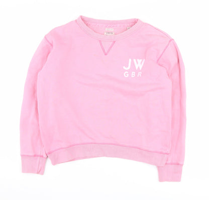 Womens UK Size 10 Jack Wills Pink Pullover Sweatshirt
