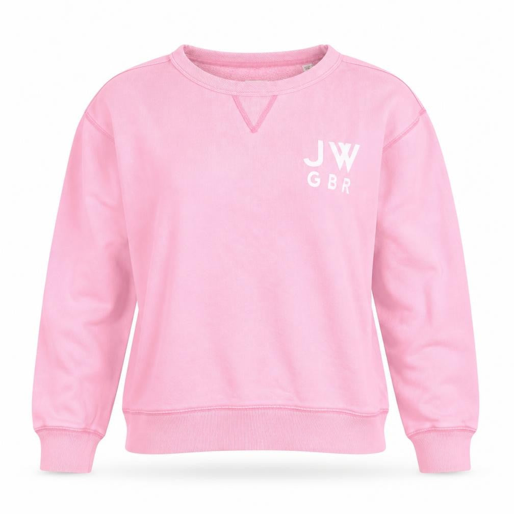 Womens UK Size 10 Jack Wills Pink Pullover Sweatshirt