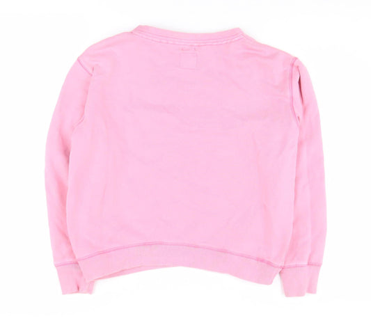 Womens UK Size 10 Jack Wills Pink Pullover Sweatshirt