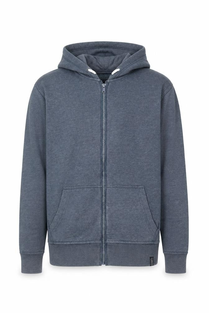 Mens UK Size S Criminal Blue Full Zip Hoodie