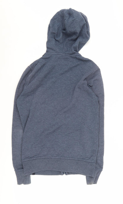 Mens UK Size S Criminal Blue Full Zip Hoodie