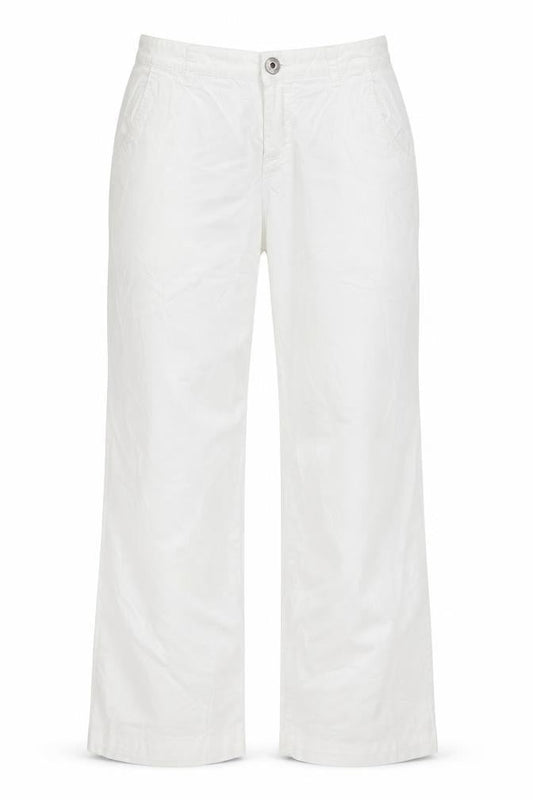 Womens UK Size 31 Calvin Klein Regular Fit Casual White Trousers