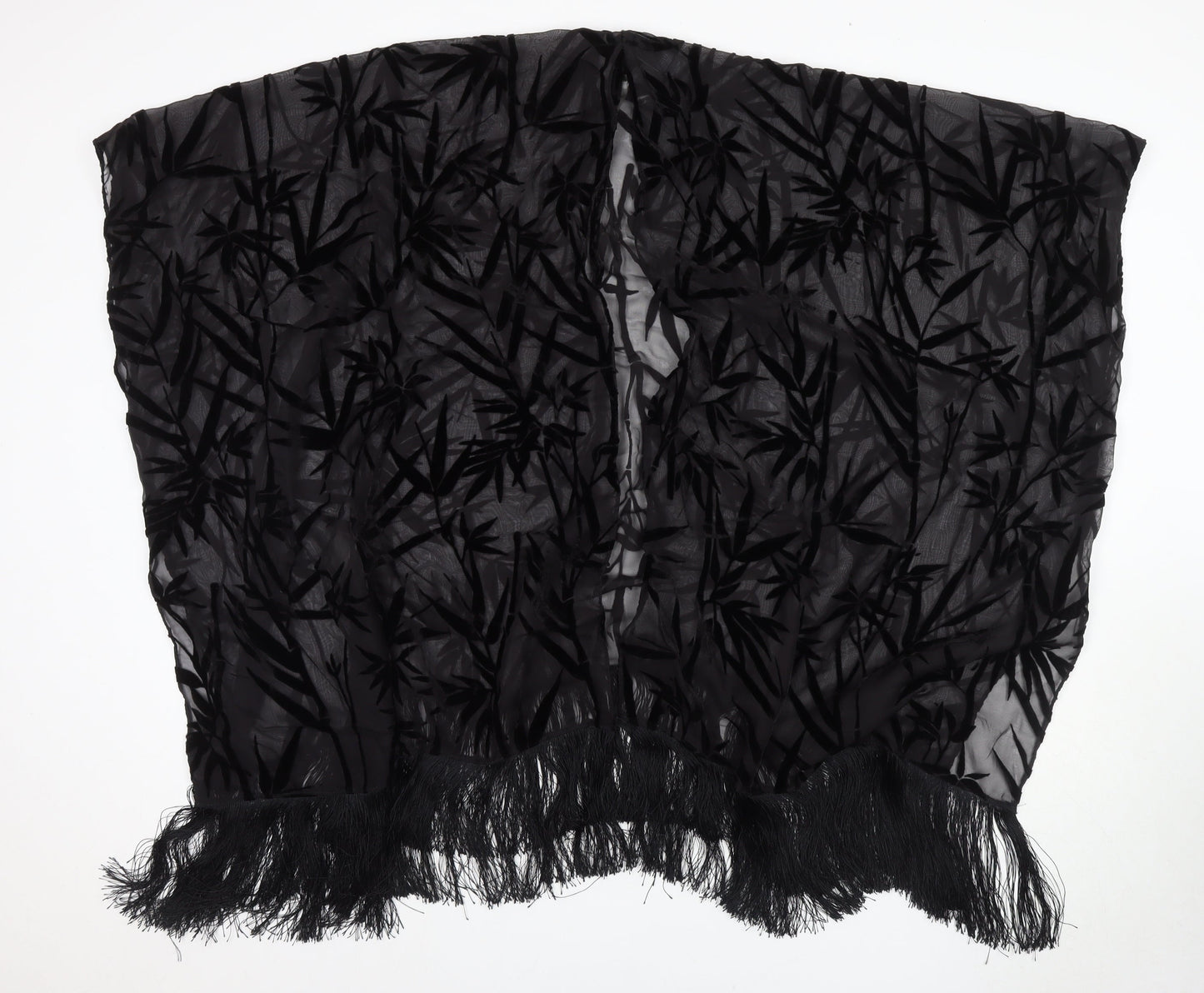 Marks and Spencer Women's Black Cape Fringe Detail