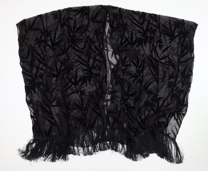 Marks and Spencer Women's Black Cape Fringe Detail