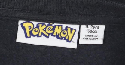 Pokémon Boys Black Pikachu Sweatshirt 11-12 Years