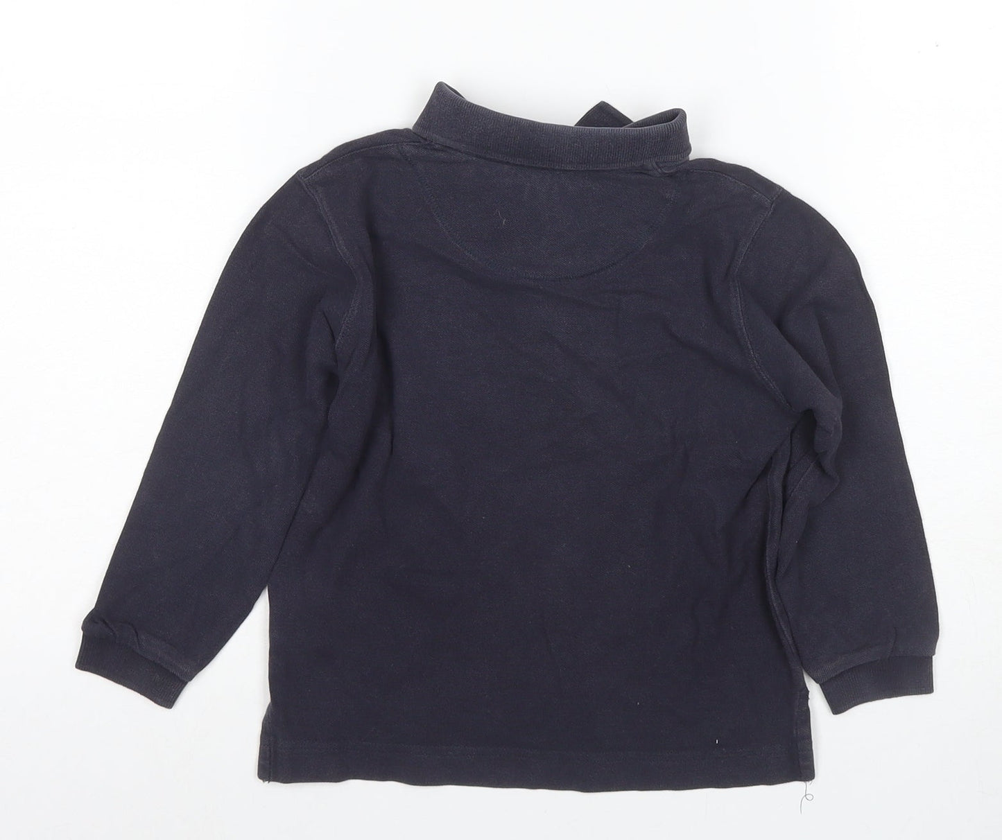 Timberland Boys Black Polo 6 Years Long Sleeve Top