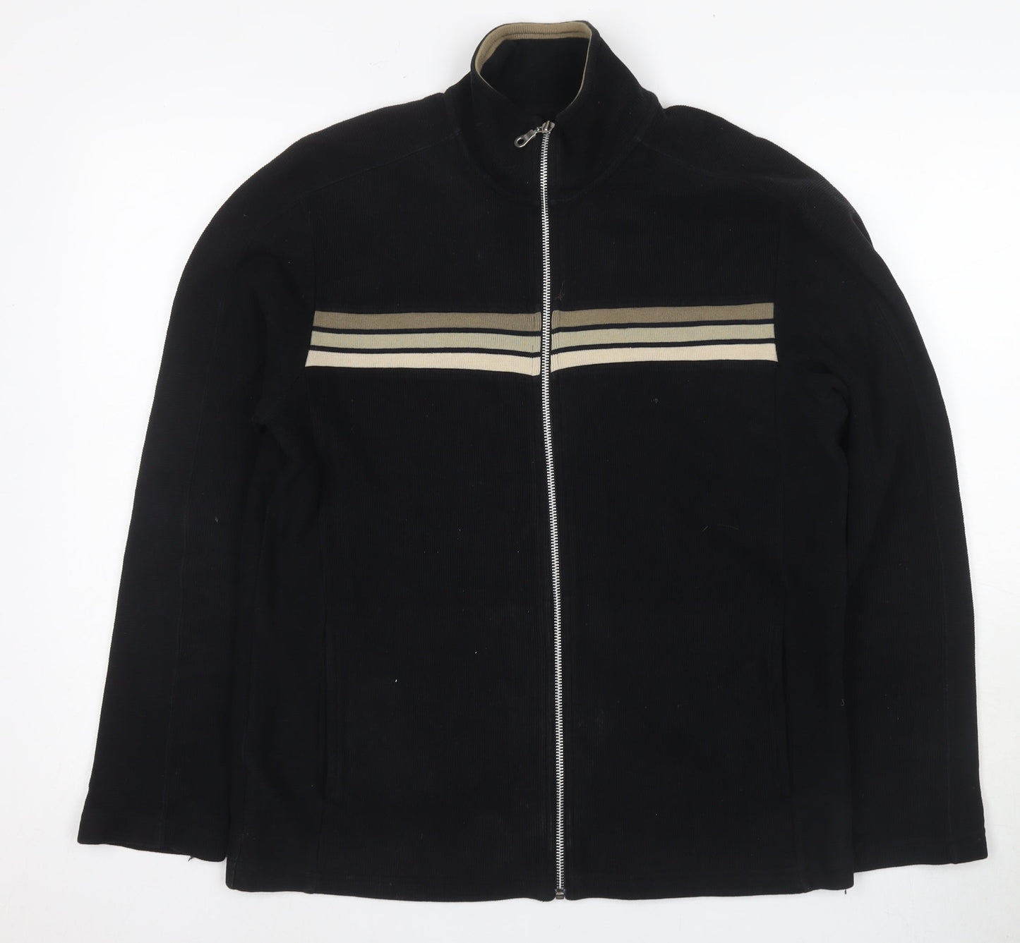 Mens UK Size M NEXT Black Varsity Jacket