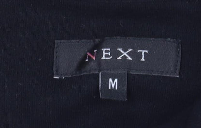 Mens UK Size M NEXT Black Varsity Jacket