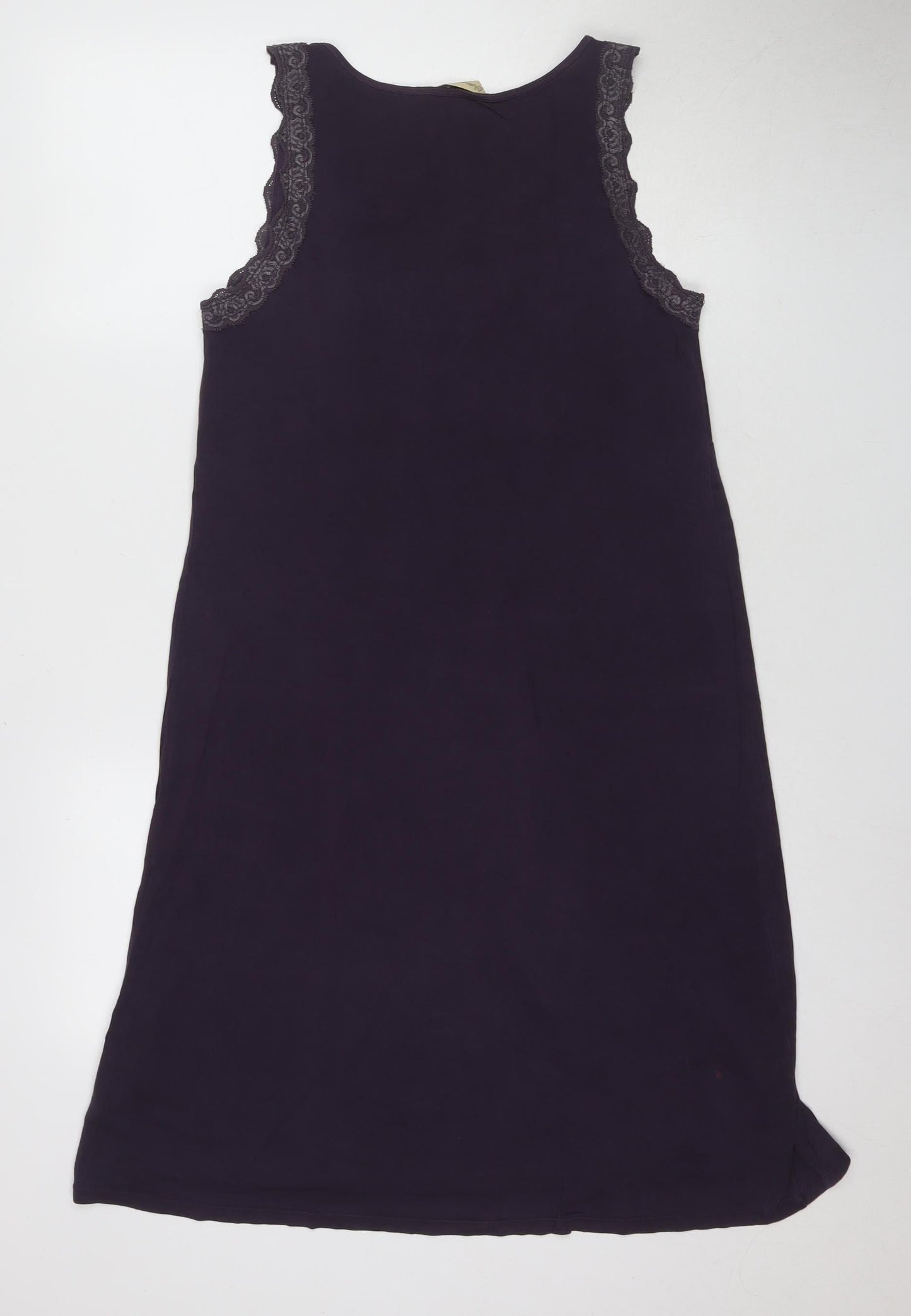 Blooming Marvellous Purple Women's Slip Dress, Medium, Lace Accents