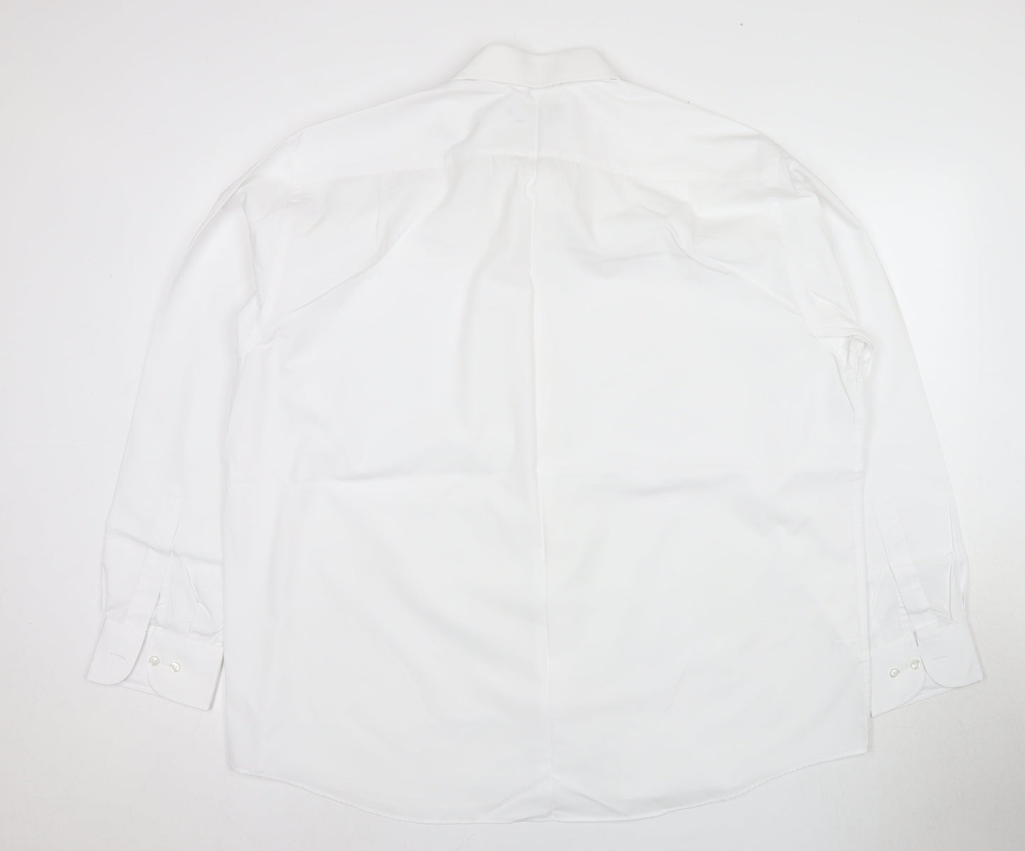 Mens UK Collar Size 17 Marks and Spencer Smart White  Dress Shirt