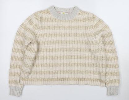 Bodhi Women's Multicoloured Striped Pullover Jumper M