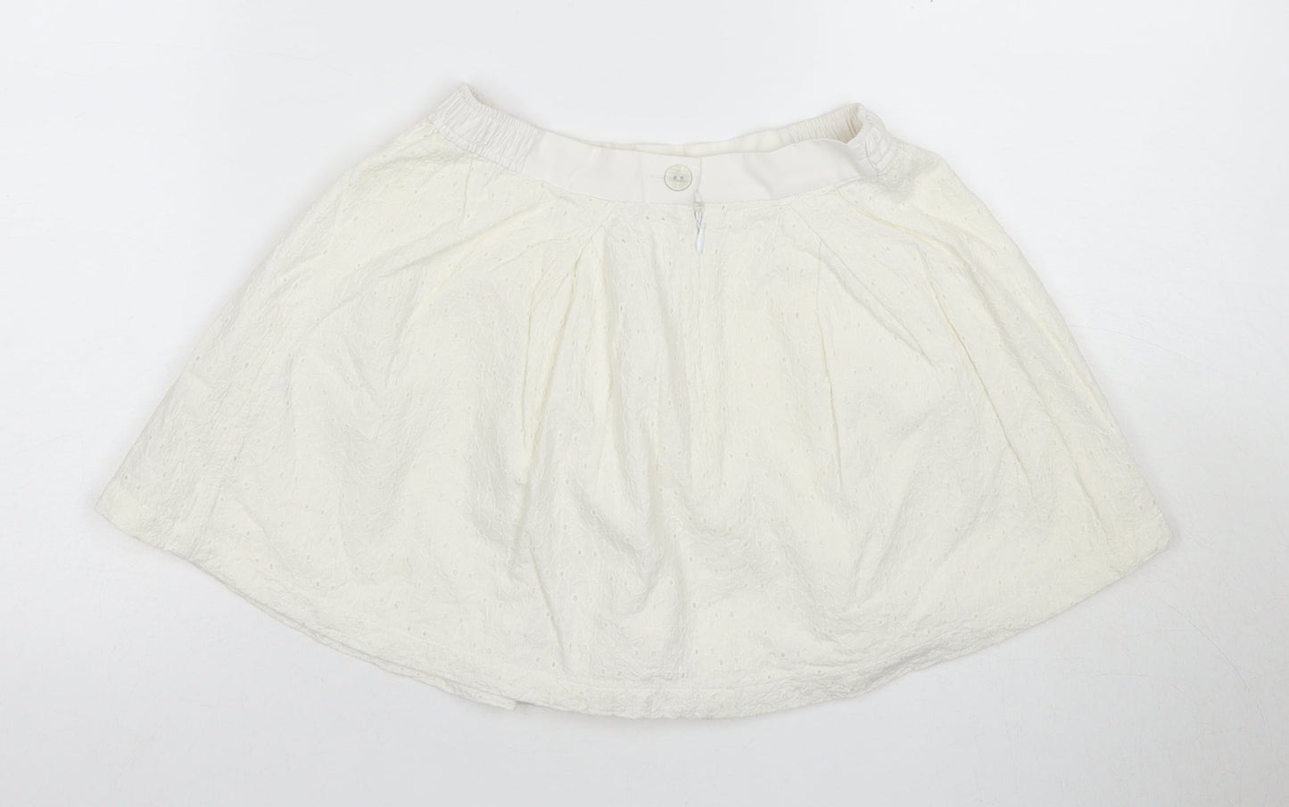 Jigsaw Junior Girls Ivory A-Line Skirt 8-9 Years