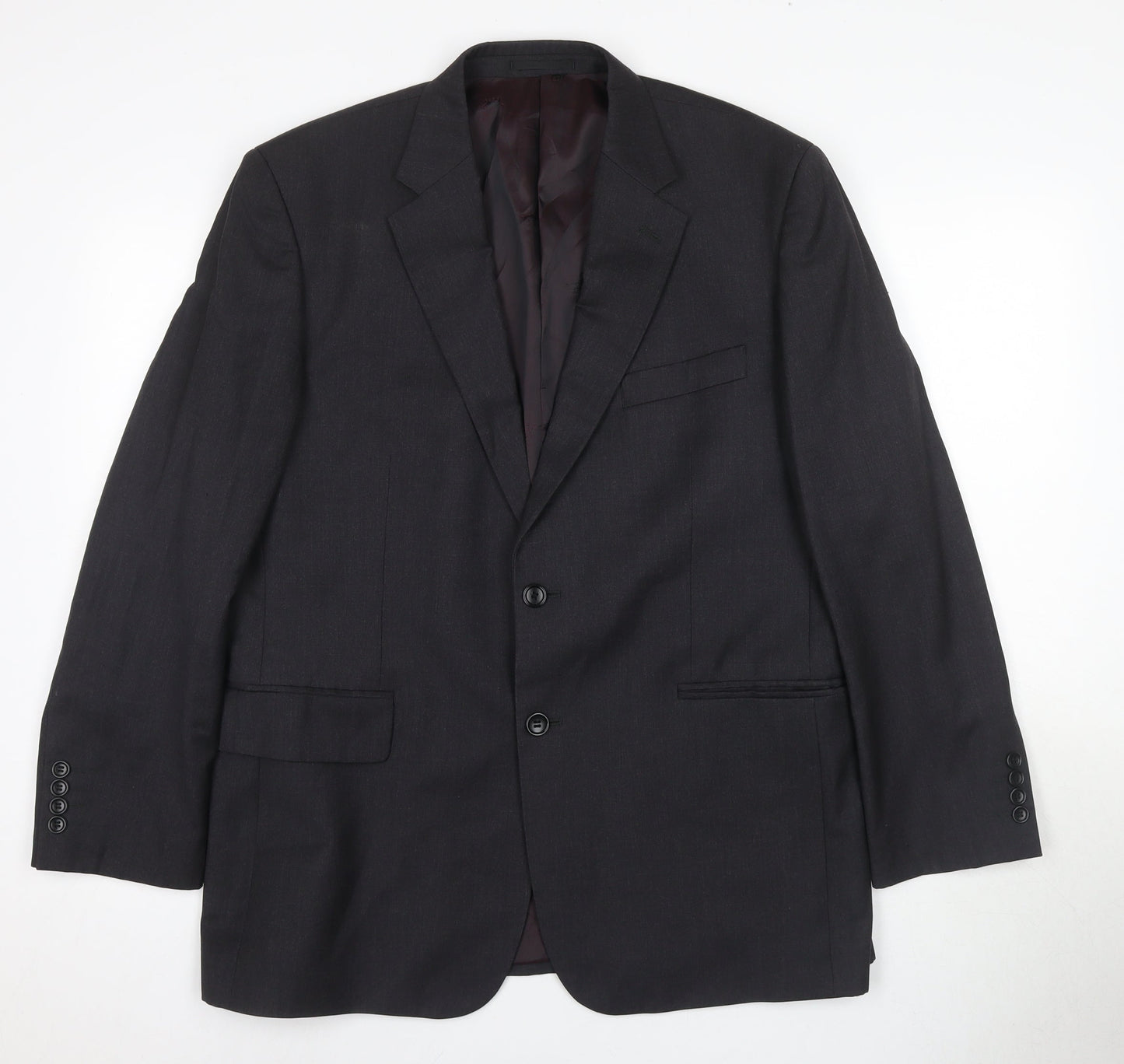 Mens UK Size 42 Chester Barrie Regular Black Suit Jacket