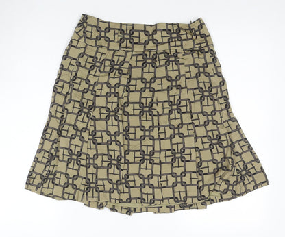 Karen Millen Women's Multicoloured A-Line Skirt, Size 8
