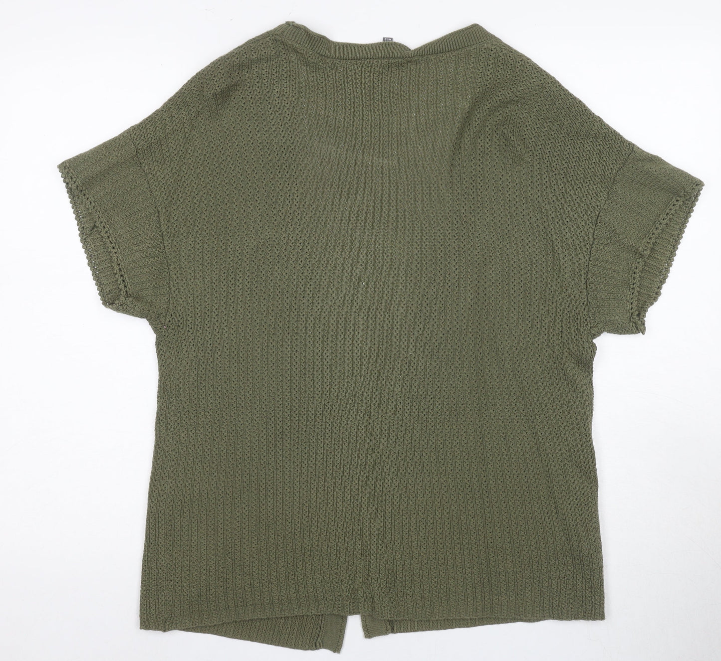 Womens UK Size 8 Laura Ashley Green Cardigan Jumper