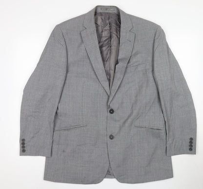 Mens UK Size 42 Jasper Conran Regular Grey Suit Jacket