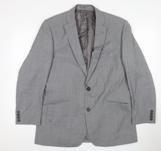 Mens UK Size 42 Jasper Conran Regular Grey Suit Jacket