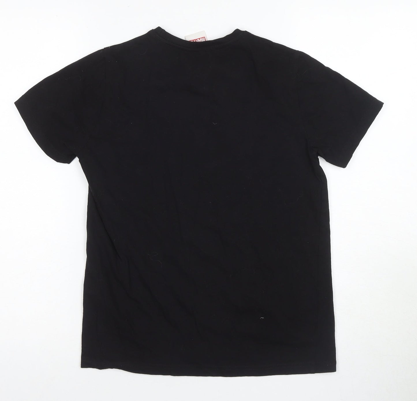 Marvel Boys Black Graphic T-Shirt 11-12 Years