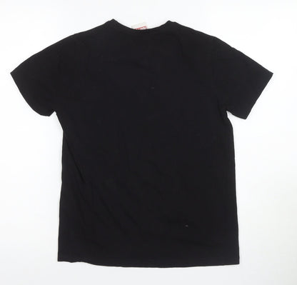 Marvel Boys Black Graphic T-Shirt 11-12 Years