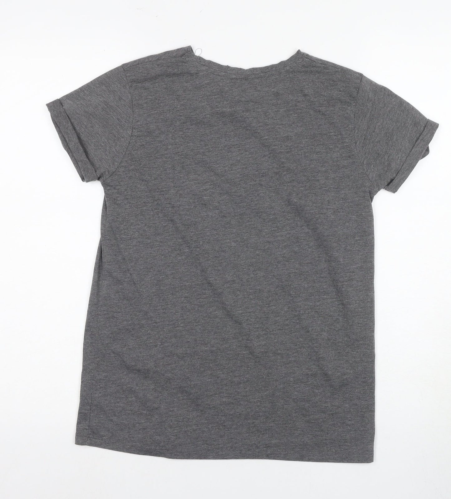 Unisex Adults UK Size 8 Harry Potter Grey Basic T-Shirt