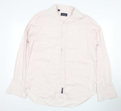 Mens UK Collar Size M Daniel Hechter Smart Pink  Dress Shirt