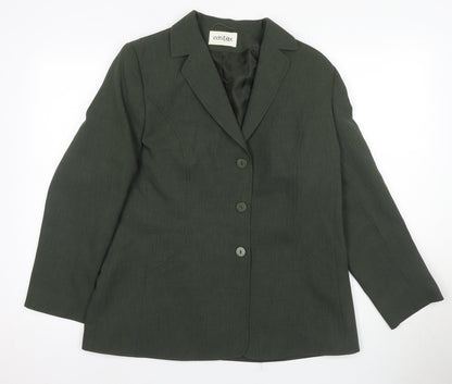 Eastex Womens Green Classic Blazer UK 12 Workwear