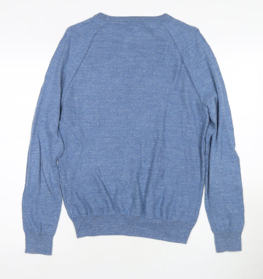 J.Crew Men's Blue Slim Fit Pullover Jumper, S