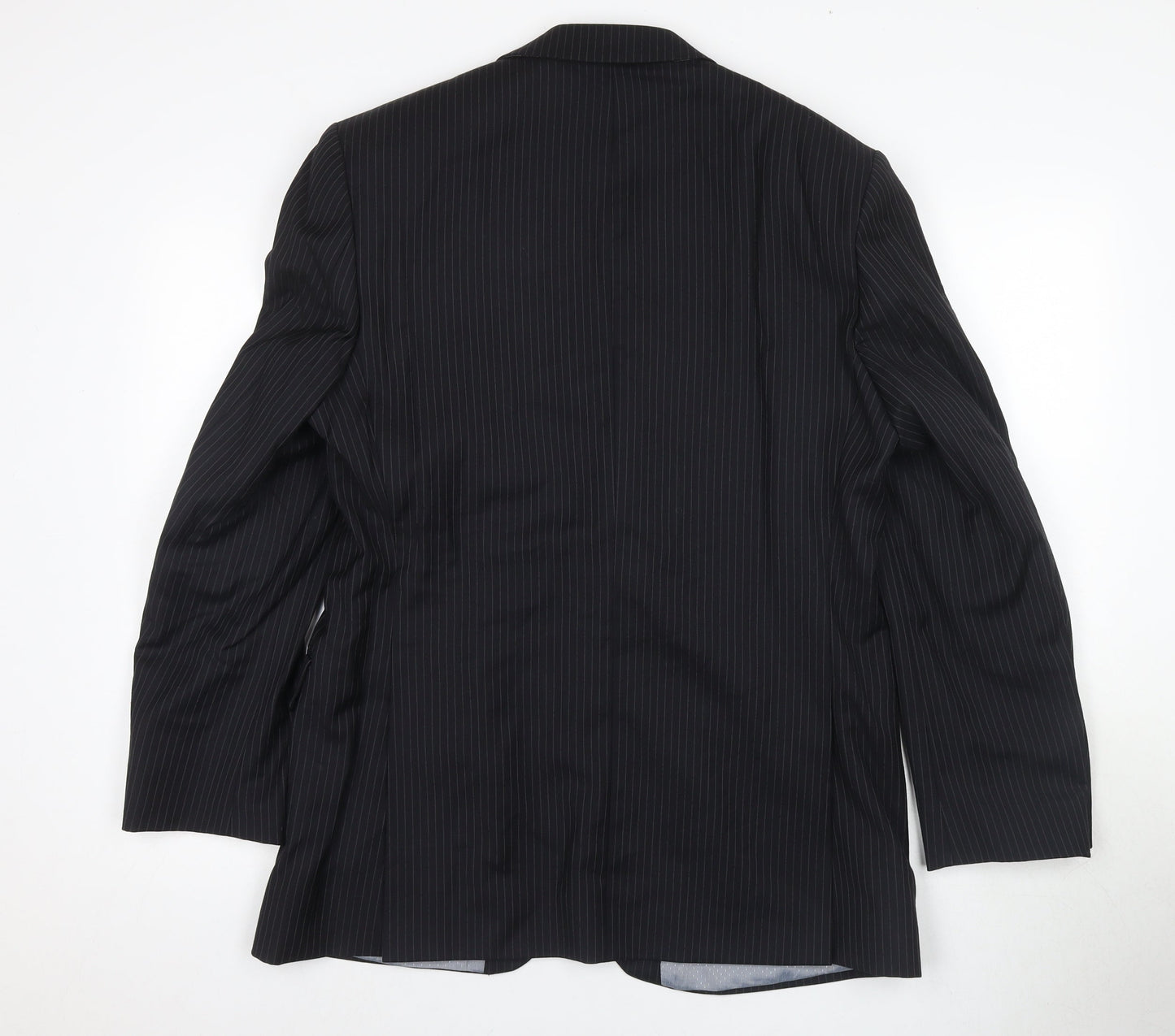 Mens UK Size Regular Stvdio Regular Black Suit Jacket