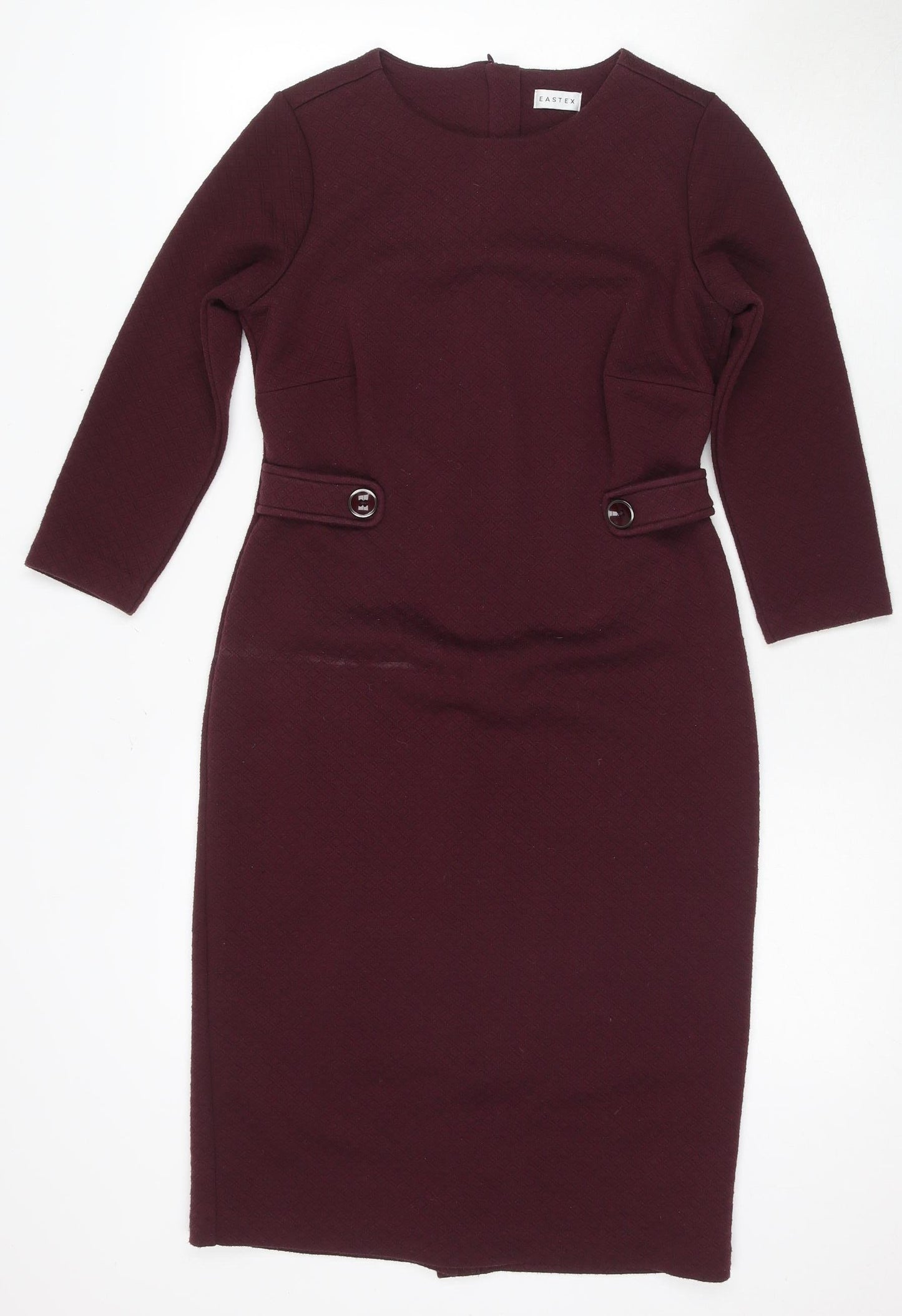 East Ex Women's Purple Sheath Dress Size 10