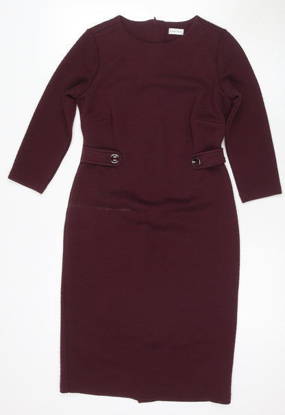 East Ex Women's Purple Sheath Dress Size 10