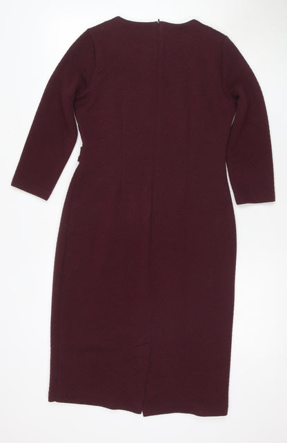 East Ex Women's Purple Sheath Dress Size 10