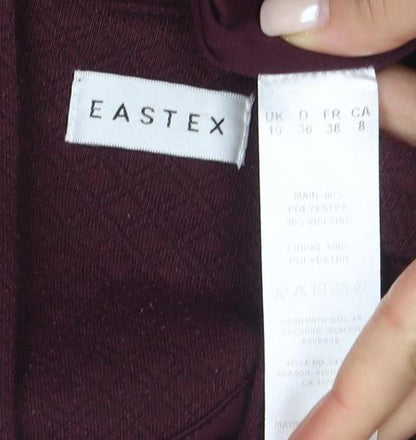 East Ex Women's Purple Sheath Dress Size 10