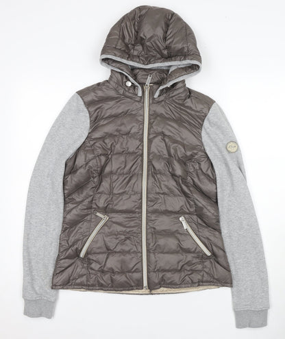 s.Oliver Women's Grey Puffer Jacket Size 10
