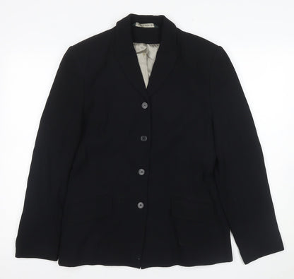 Womens UK Size 12 Laura Ashley Regular Black Suit Jacket