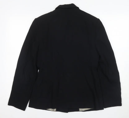 Womens UK Size 12 Laura Ashley Regular Black Suit Jacket