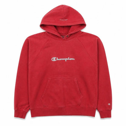 Unisex Adults UK Size S Champion Red Pullover Hoodie