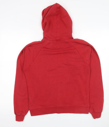 Unisex Adults UK Size S Champion Red Pullover Hoodie
