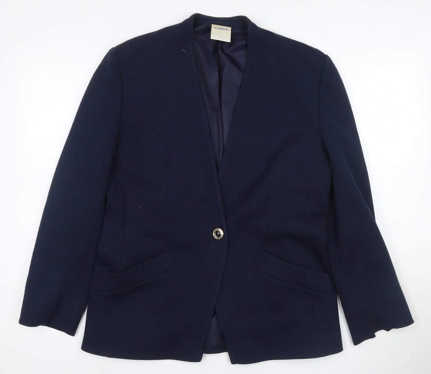 Eastex Women's Blue Blazer, Size 16, Classic Workwear