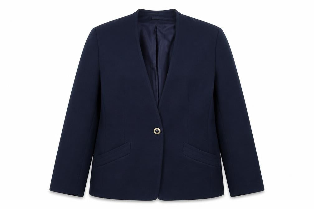 Womens UK Size 16 Eastex Regular Blue Blazer