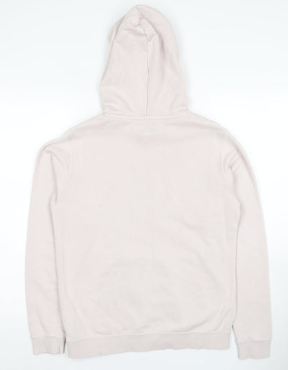 Converse Beige Unisex XS Pullover Hoodie with Logo