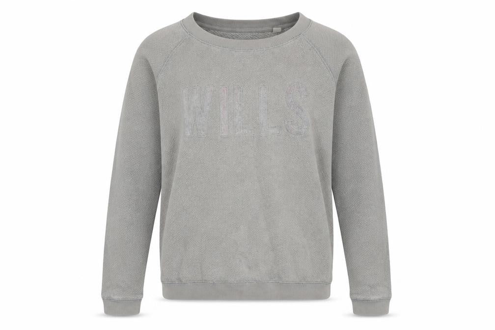 Womens UK Size 12 Jack Wills Grey Pullover Sweatshirt