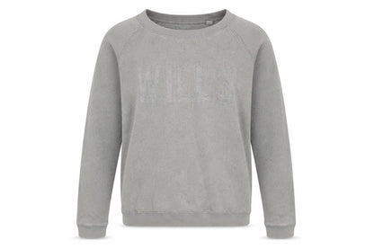 Womens UK Size 12 Jack Wills Grey Pullover Sweatshirt